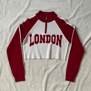 garage mock neck sweater